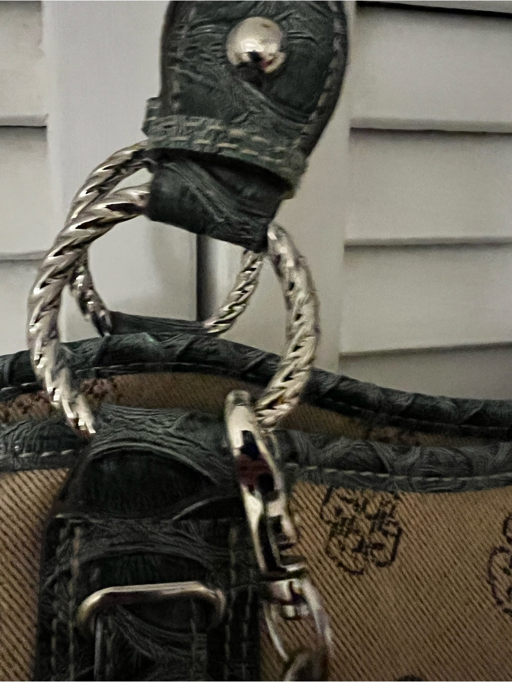 Vintage Y2K Genna De Rossi monogram shoulder bag CLEAN - Picture 4 of 10